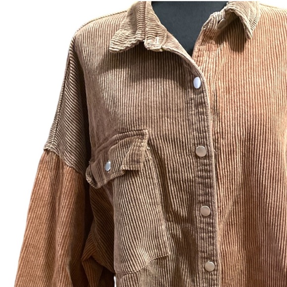 POL Corduroy Shacket - Size Large - Picture 3 of 7